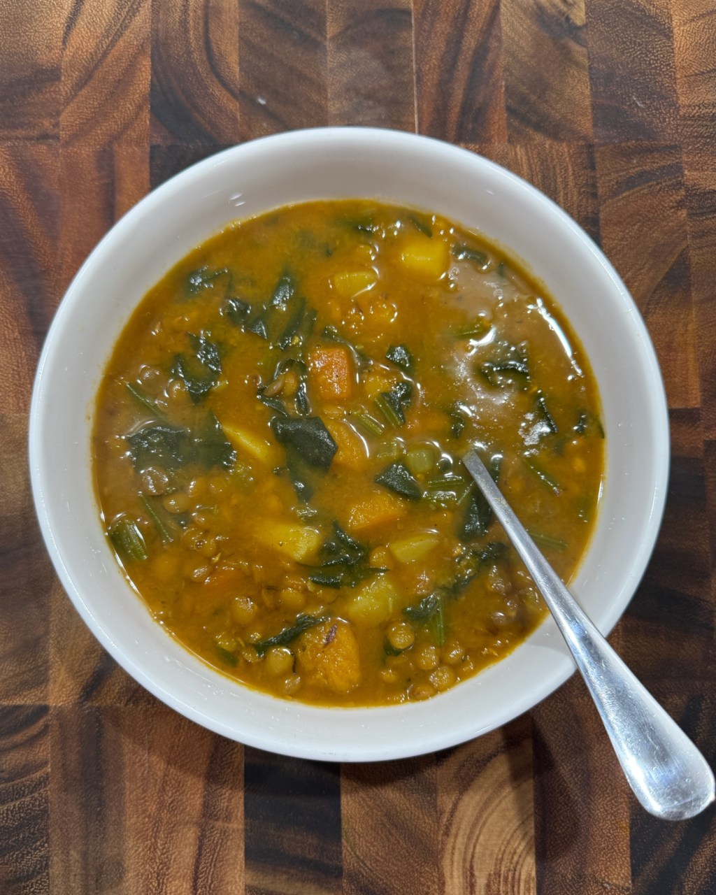 My hearty and warming lentil vegetable&nbsp;soup